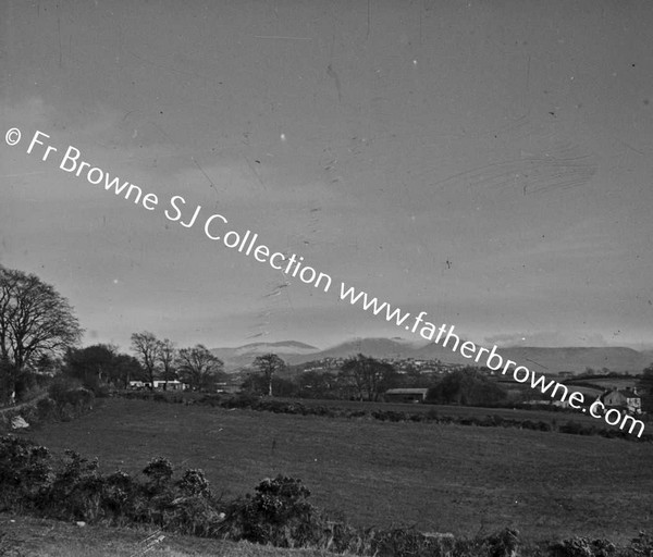 COUNTY DOWN LANDSCAPES WITH MOURNE MOUNTAINS FROM SOUTH WEST OF RATHFRILAND